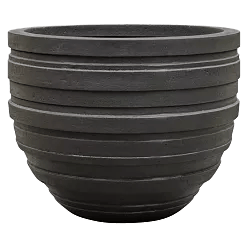 Polystone Ribbed Planter | Indoor and Outdoor Plant Pot