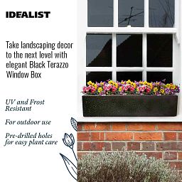 IDEALIST Lite Window Box Light Concrete Planter
