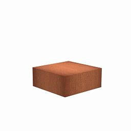 Corten Steel Square Pedestal