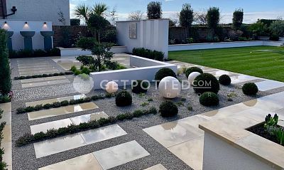 Bowl Round Polystone Planter by Fleur Ami EGO PLUS