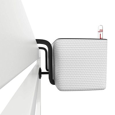 LECHUZA CUBE Color Triple Trough Poly Resin Self-watering Planter