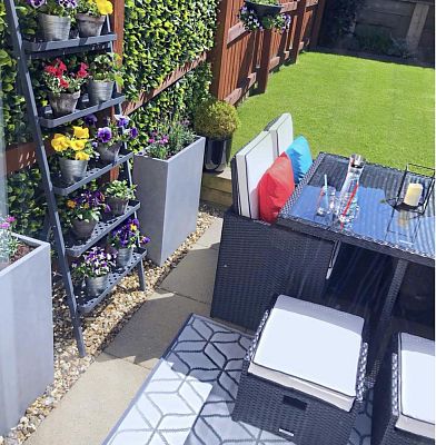 IDEALIST Lite Contemporary Light Concrete Trough Planter