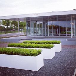 Trough Fiberstone Contemporary Planter By Cadix Capi Lux
