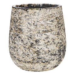 Atlas Round Planter | Fiberstone Indoor and Outdoor Plant Pot Vase