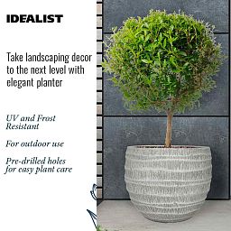 IDEALIST Lite Straw Plaited Style Ball Planter