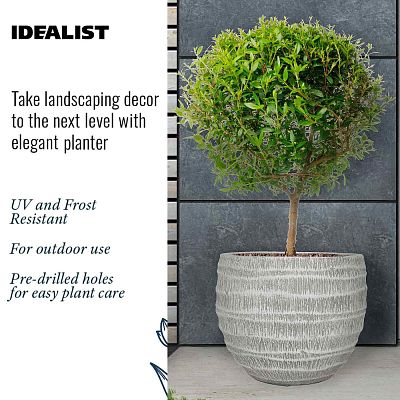IDEALIST Lite Straw Plaited Style Ball Planter
