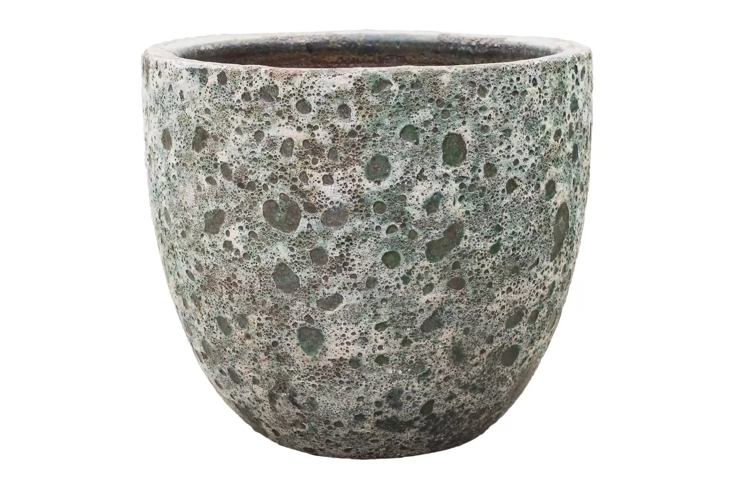 Lava Ceramic Round Planter | Indoor and Outdoor Plant Pot
