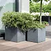 IDEALIST Lite Textured Concrete Effect Square Outdoor Planter