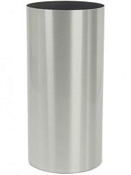 Parel Column Tall Stainless Steel Brushed on Felt (1,2Mm) Indoor Planter