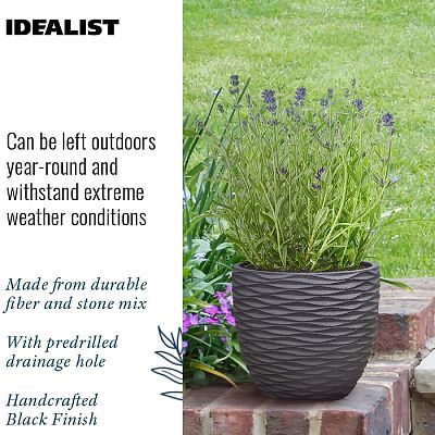 IDEALIST Lite Wave Style Outdoor Egg Planter