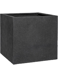 Granite Block L Midnight Square Planter