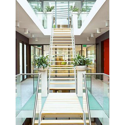 POLYSTONE STYLE Planting Column Tall Polystone Planter