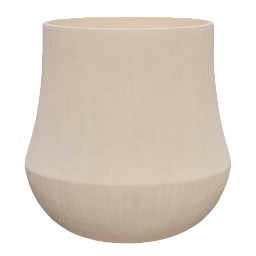 Polystone Planter | Tapered Round Indoor and Outdoor Plant Pot 