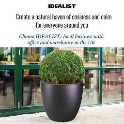 IDEALIST Lite Contemporary Light Concrete Egg Planter