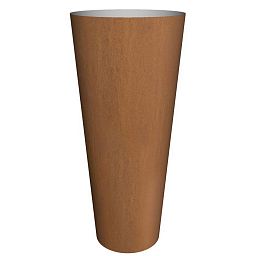 Cortenstyle Conica on Ring Tall Planter IN\OUT