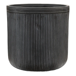 Vertical Rib Fibreclay Cylinder Planter | Indoor and Outdoor Plant Pot
