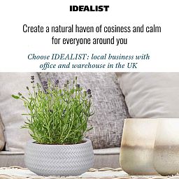 IDEALIST Lite Plaited Style Bowl Outdoor Planter
