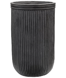 Vertical Rib Tall Planter | Indoor and Outdoor Plant Pot