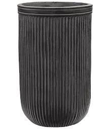Vertical Rib Tall Planter | Indoor and Outdoor Plant Pot
