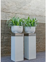 Fiberstone Glossy Round Sunny Planter by Idealist Premium