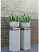 Fiberstone Glossy Round Sunny Planter by Idealist Premium