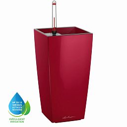 LECHUZA CUBI Square Poly Resin Indoor Self-watering Planter