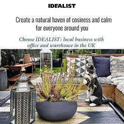 IDEALIST Lite Classic Smooth Bowl Outdoor Planter