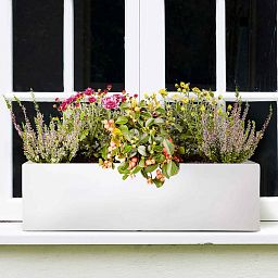 IDEALIST Lite Window Box Light Concrete Planter