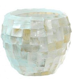 Oceana Couple Round Indoor Planter