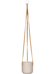 Rough Fibreclay Hanging Planter | Indoor and Outdoor Plant Pot