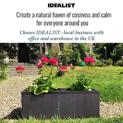 IDEALIST Lite Vertical Ribbed Vintage Style Window Box