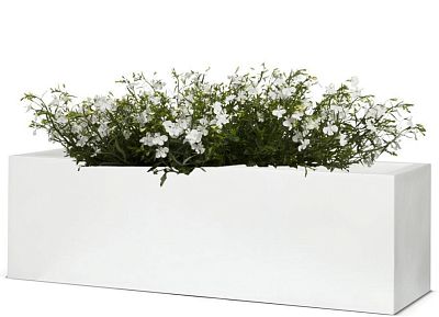 Trough Fiberstone Contemporary Planter By Cadix Capi Lux