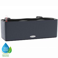 LECHUZA CUBE Color Triple Trough Poly Resin Self-watering Planter