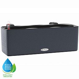 LECHUZA CUBE Color Triple Trough Poly Resin Self-watering Planter