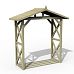 Outdoor Wooden Apex Wall Log Store by Forest Garden