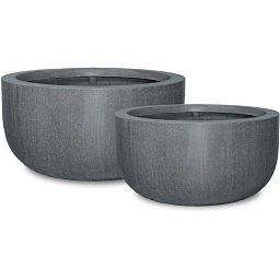 DIVISION Ground Round Fiberglass Planter