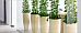 Composits Polystone Partner Seaside Round Tall Indoor Planter Pot