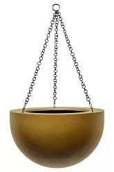 Gradient Hanging Bowl Planter | Polyresin Indoor Plant Pot