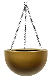 Gradient Hanging Bowl Planter | Polyresin Indoor Plant Pot