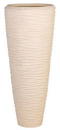 Composits Polystone Partner Seaside Round Tall Indoor Planter Pot
