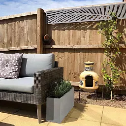 IDEALIST Lite Contemporary Light Concrete Trough Planter