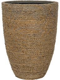 Bohemian Ben XL Straw Grass Tall Planter