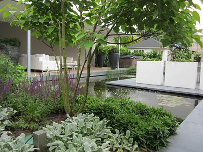 AXIS Trough Outdoor Fiberglass Planter