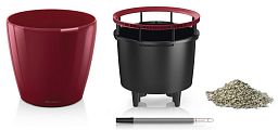 LECHUZA CLASSICO LS Round Poly Resin Self-watering Planter