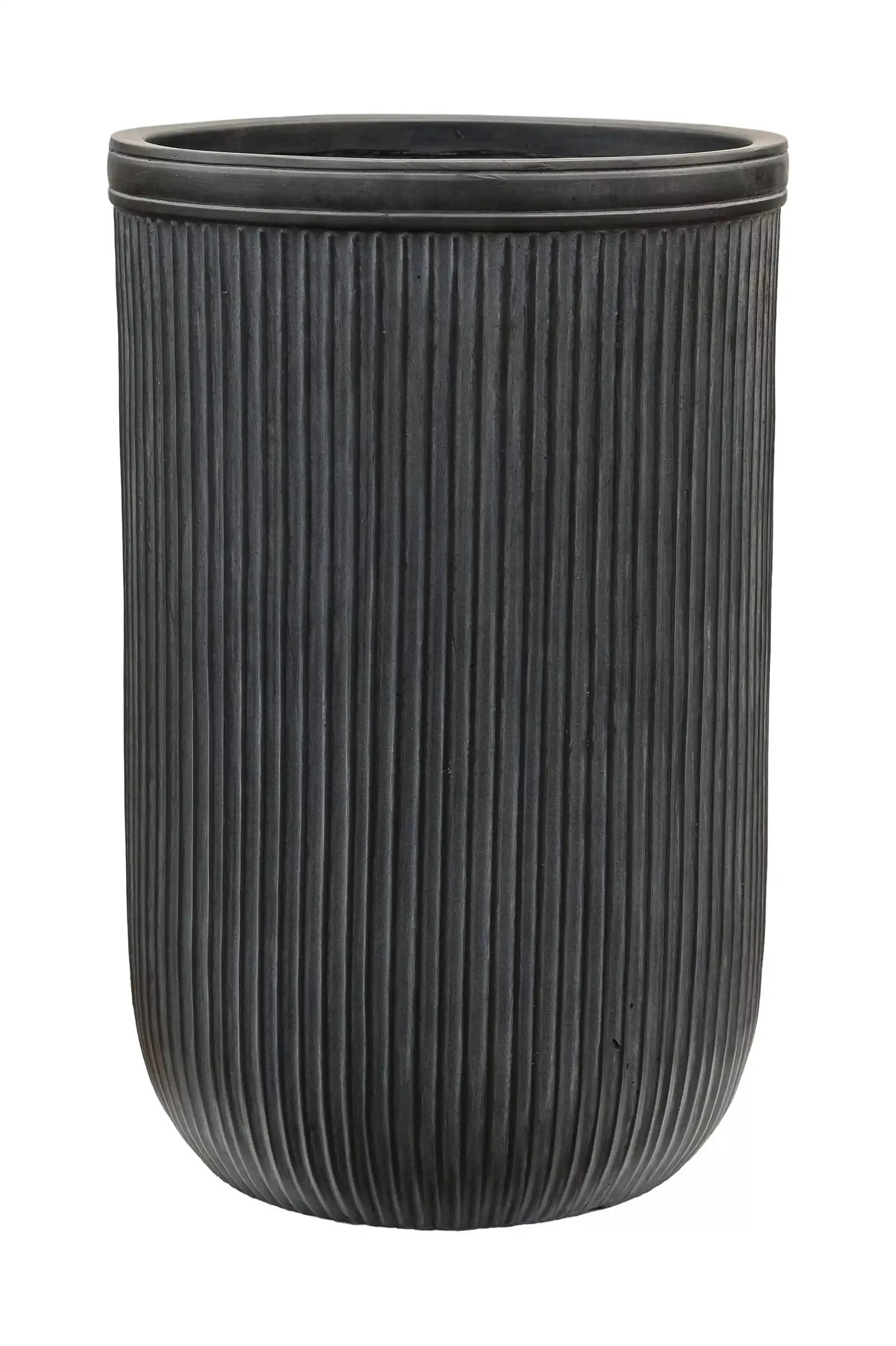 Vertical Rib Tall Planter | Indoor and Outdoor Plant Pot