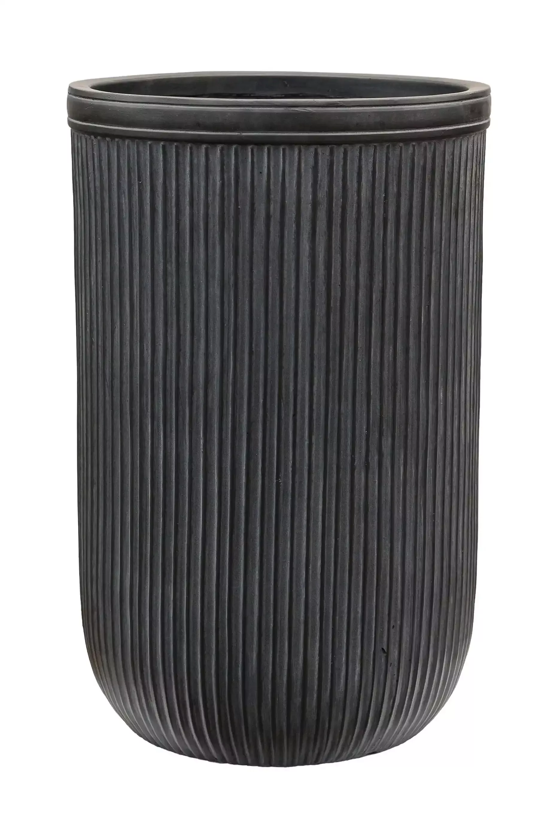Vertical Rib Tall Planter | Indoor and Outdoor Plant Pot