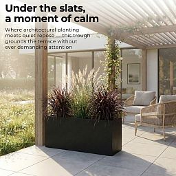 IDEALIST Lite Contemporary Light Concrete High Trough Planter