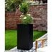 IDEALIST Lite Tall Square Contemporary Light Concrete Planter