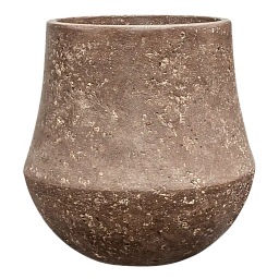 Polystone Planter | Tapered Round Indoor and Outdoor Plant Pot 