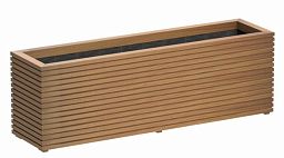 Sevilla Rhombus Outdoor Hardwood Trough Planter